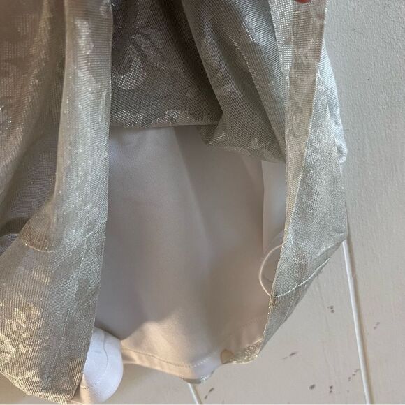 Vintage Jessica McClintock Gunne Sax Jeweled Mini Dress - Picture 5 of 12